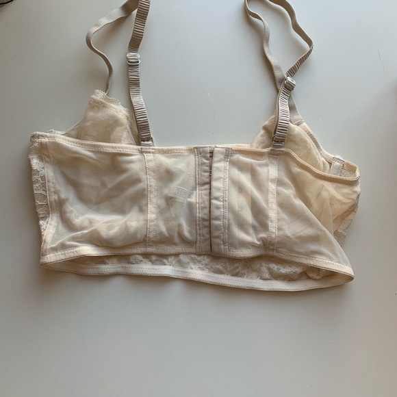Aerie Cream Lace Bralettte - Picture 2 of 3